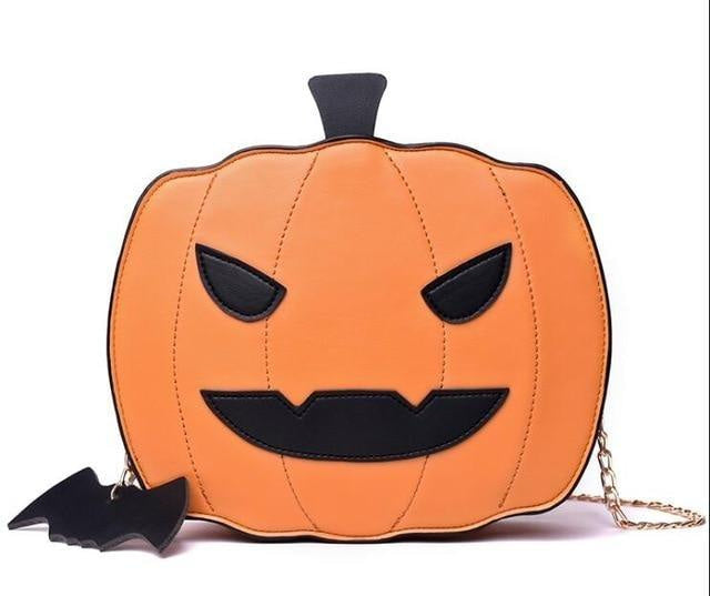 Jack-O-Lantern Pumpkin Crossbody Bag