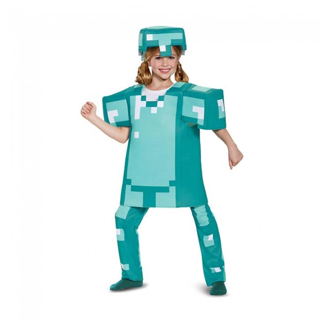 Diamond Deluxe Armor Costume for Kids, Minecraft